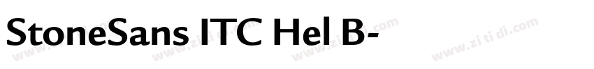 StoneSans ITC Hel B字体转换 StoneSans ITC Hel B字体转换
